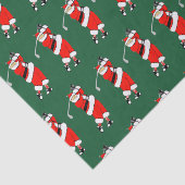 Golf-kerstfeestcadeau Tissuepapier (Detail)