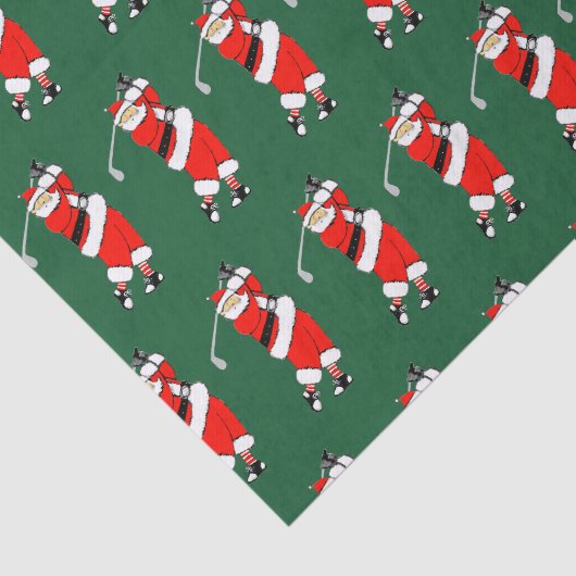 Golf-kerstfeestcadeau Tissuepapier (Detail)