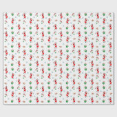 Golf-kerstfeestdag Cadeaupapier (Vlak)