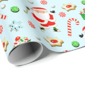 Golf-kerstfeestdag Cadeaupapier (Rol Hoek)