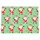 Golf-kerstfeestdag Groot Cadeauzakje (Voorkant)