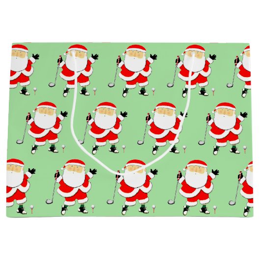 Golf-kerstfeestdag Groot Cadeauzakje (Voorkant)