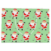 Golf-kerstfeestdag Groot Cadeauzakje (Achterkant)