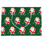 Golf-kerstfeestdag Groot Cadeauzakje (Voorkant)