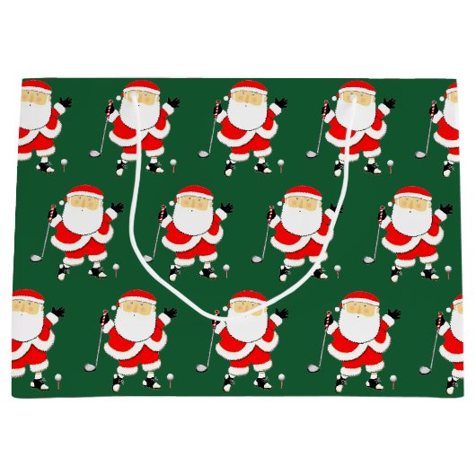 Golf-kerstfeestdag Groot Cadeauzakje (Voorkant)