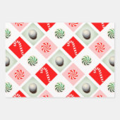 Golf-kerstfeestdag — Ideeën Inpakpapier Vel (Voorkant 3)