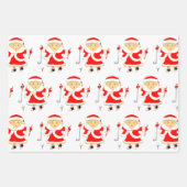 Golf-kerstfeestdag — Ideeën Inpakpapier Vel (Voorkant 2)