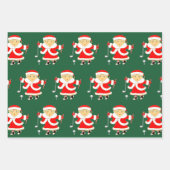 Golf-kerstfeestdag — Ideeën Inpakpapier Vel (Voorkant)