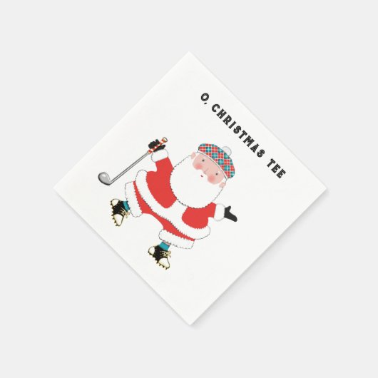 Golf-kerstfeestdag Servet (Hoek)