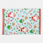 Golf-kerstfeestdag Theedoek (Horizontaal)