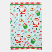 Golf-kerstfeestdag Theedoek (Verticaal)