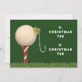 Golf-kerstfeestkaarten Kaart (Voorkant)