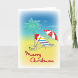 GOLF-kerstkerstkerstkerstkerstkaart met "Beach Fun Kaart