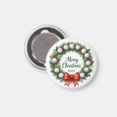 Golf Kerstkrans Magneet (Voorkant / Achterkant)