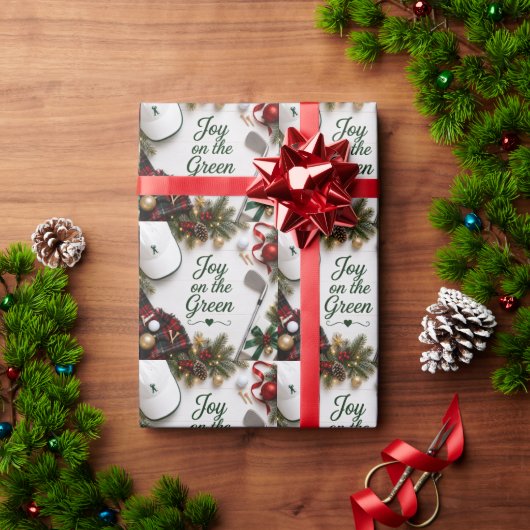Golf Kerstmis Cadeaupapier (Feestdagen Geschenken)