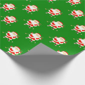 Golf Kerstmis Cadeaupapier (Hoek)