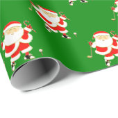 Golf Kerstmis Cadeaupapier (Rol Hoek)