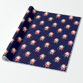 Golf Kerstmis Cadeaupapier (Uitgerold)