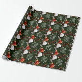 Golf Kerstmis Cadeaupapier (Uitgerold)