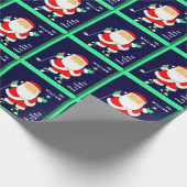 Golf Kerstmis Cadeaupapier (Hoek)