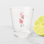 Golf Kerstmis collectible Shot Glas (Achterkant)