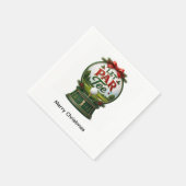 Golf Kerstmis Laten we Par Tee Servet (Hoek)