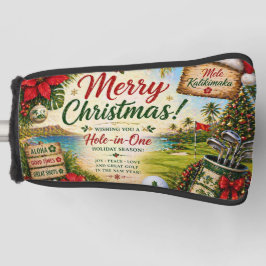 Golf Kerstmis met de Kerstman in Hawaï Golfheadcover