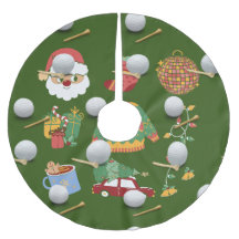 Golf Kerstmis met golfbal