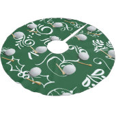 Golf Kerstmis met golfbal Kerstboom Rok (Gekanteld)