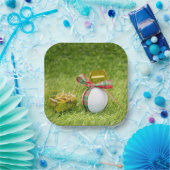 Golf Kerstmis met golfballen Papieren Bordje (Feest)
