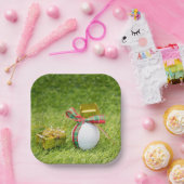 Golf Kerstmis met golfballen Papieren Bordje (Feest)