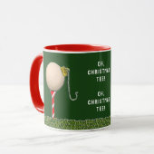 Golf Kerstmis Mok (Voorkant links)