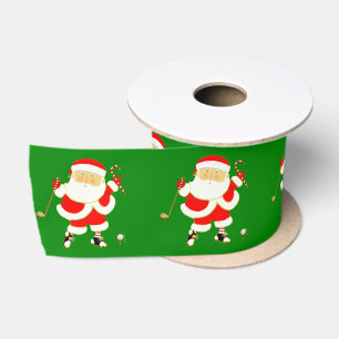 Golf Kerstmis Satijnen Lint