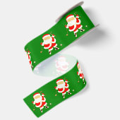 Golf Kerstmis Satijnen Lint (Achterkant)