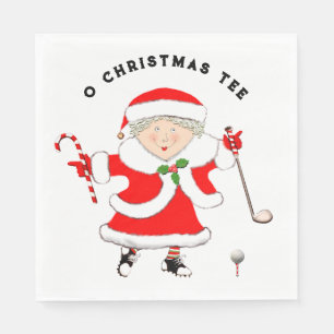 Golf Kerstmis Servet