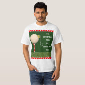 Golf Kerstmis T-shirt (Voorkant volledig)