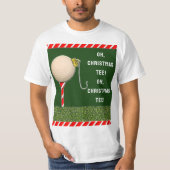 Golf Kerstmis T-shirt (Voorkant)