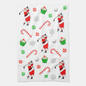 Golf Kerstmis Theedoek (Verticaal)