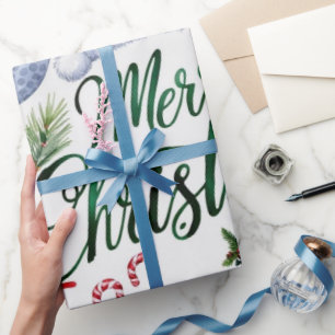 Golf Kerstmis thema geschenken voor golfer Cadeaupapier