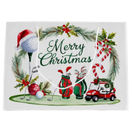 Golf Kerstmis thema geschenken voor golfer Groot Cadeauzakje