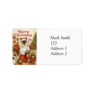 Golf Kerstmis thema voor Cat Lover Golfer Golfen Etiket
