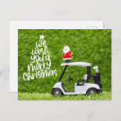 Golf Kerstmis thema voor golfer Feestdagenkaart (Voorkant / Achterkant)