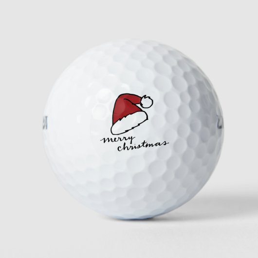 Golf Kerstmis thema voor Golfer Golfballen (Voorkant)