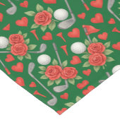 Golf Kerstmis thema voor golfer party Korte Tafelloper (Hoek)