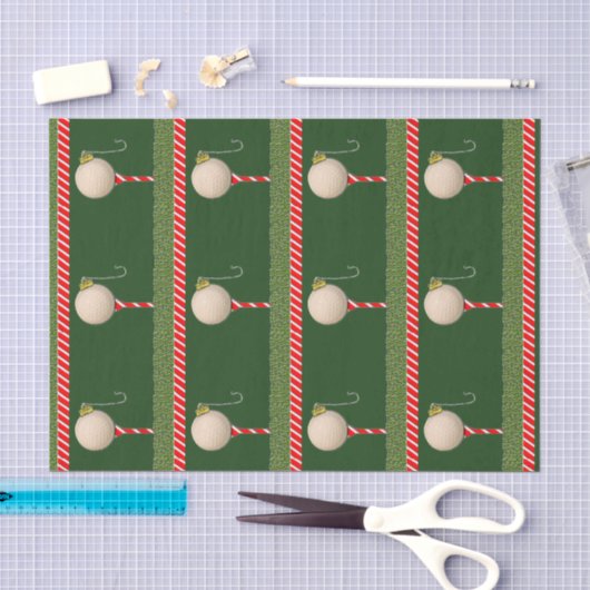 Golf Kerstmis Tissuepapier (Craft)