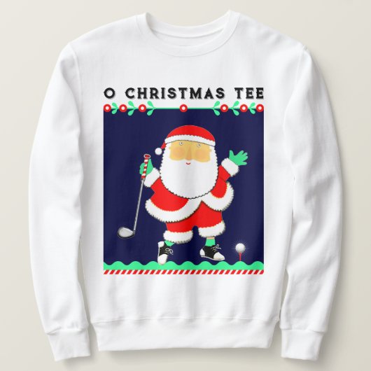 Golf Kerstmis Trui (Design voorkant)