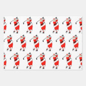 Golf Kerstmis Vakantie Cadeauverpakking Papier Inpakpapier Vel (Voorkant 3)