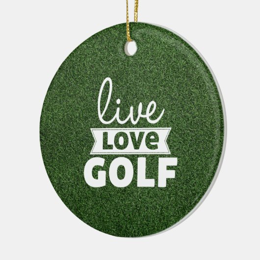 Golf Kerstmis voor papa Keramisch Ornament (Links)