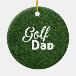 Golf Kerstmis voor papa Keramisch Ornament