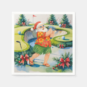 Golf Kerstmis Zomer Juli Hawaï thema Servet